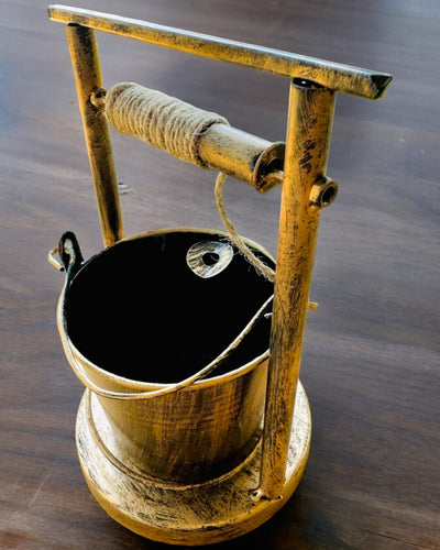 Stijlvolle Metalen Asbak "Rustic Charm" 19-23 cm hoog, 8 varianten beschikbaar, gravure op aanvraag