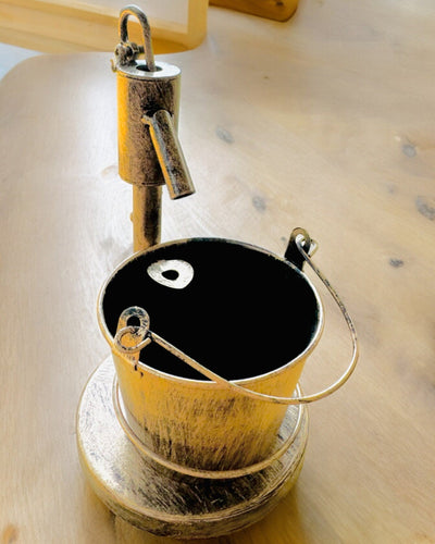 Stijlvolle Metalen Asbak "Rustic Charm" 19-23 cm hoog, 8 varianten beschikbaar, gravure op aanvraag