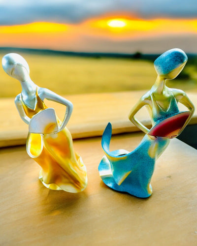 Elegante Flessenhouder - Dame Standbeeld - personalisatie met gravure, 2 varianten om uit te kiezen