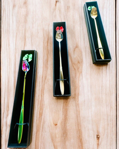 Gepersonaliseerde Rozenlepel met Graveeroptie als cadeau - 3 kleuropties om uit te kiezen