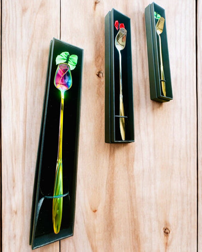 Gepersonaliseerde Rozenlepel met Graveeroptie als cadeau - 3 kleuropties om uit te kiezen