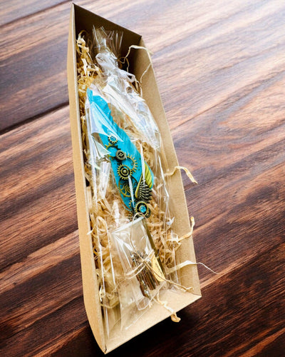 Kaligrafiepen "Steampunk Elegantie" met Kalkoenveer - Handgemaakt 5 varianten om uit te kiezen, personalisatie met gravure als cadeau