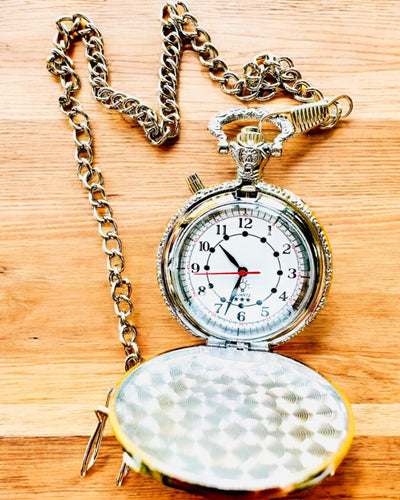 Zakhorloge "Motocyklowy Elegancik 2" – Graveren als cadeau, 3 kleuropties