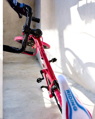 Miniatuur Metalen Model Rode Fiets "SpeedMaster" personalisatie met gravure als cadeau, 2 kleuropties