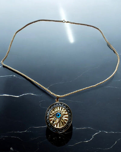 Amulet "Oog van Horus" - Elegantie en Bescherming, mogelijkheid tot personalisatie met gravure als cadeau