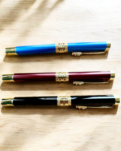 Elegante Drakenpen, 3 kleuropties, mogelijkheid tot personalisatie met gravure als cadeau