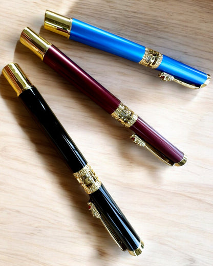 Elegante Drakenpen, 3 kleuropties, mogelijkheid tot personalisatie met gravure als cadeau