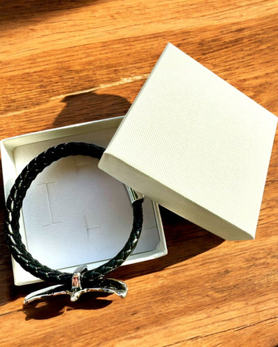 Herenarmband "SkyRider" – Leren Stijl met Karakter - mogelijkheid tot personalisatie met gravure