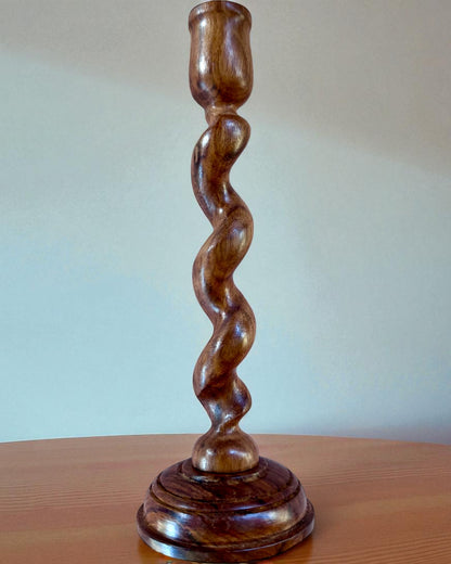 Set van 3 kandelaars "Spiraallicht" 25 cm hoog, mogelijkheid tot personalisatie met gravure als cadeau