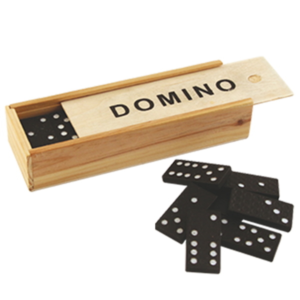 Domino in houten doos - 1096116