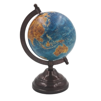 Decoratieve globe Blue Ocean met gepersonaliseerde gravure