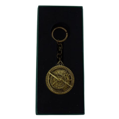 Premium sleutelhanger astrolabium van messing met mogelijkheid tot personalisatie met gravure
