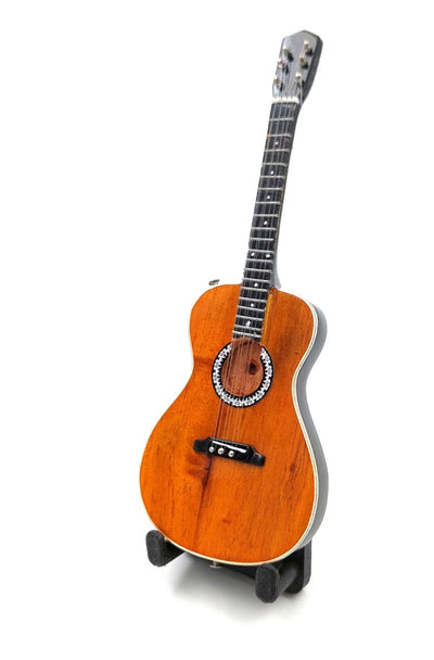 Mini-klassieke gitaar 15cm in Paco de Lucia-stijl met personaliseerbare gravure