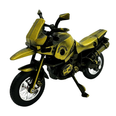Model van metalen motorfiets HJ1 in donkergroene kleur met mogelijkheid tot personalisatie met gravure