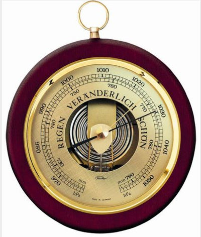 Ronde barometer 1436R-12 Fischer