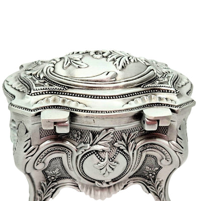 Elegant metalen sieradendoosje 2139S met mogelijkheid tot personalisatie met gravure