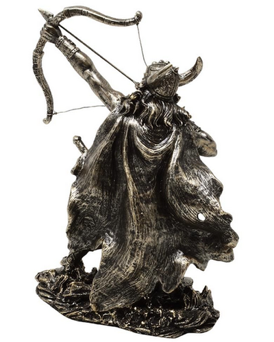 Decoratief beeldje Viking MC-23142 met mogelijkheid tot personalisatie met gravure, hoogte 19,5 cm, polyresin, ideaal als cadeau