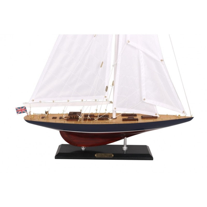 Replica van het jacht Endeavour 70 cm met mogelijkheid tot personalisatie met gravure