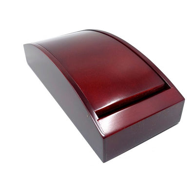 Gepersonaliseerd houten doosje 21 x 9 x 5,5 cm in kersenkleur