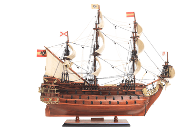 Exclusief model van het zeilschip San Felipe – SF4, mogelijkheid tot personalisatie door gravure