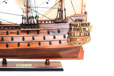 Exclusief model van het zeilschip San Felipe – SF4, mogelijkheid tot personalisatie door gravure