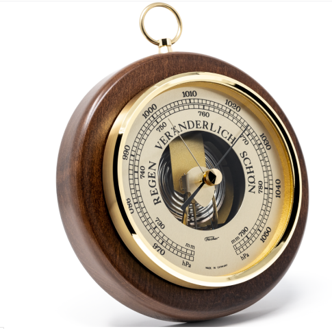 Ronde barometer 1436R-12 Fischer