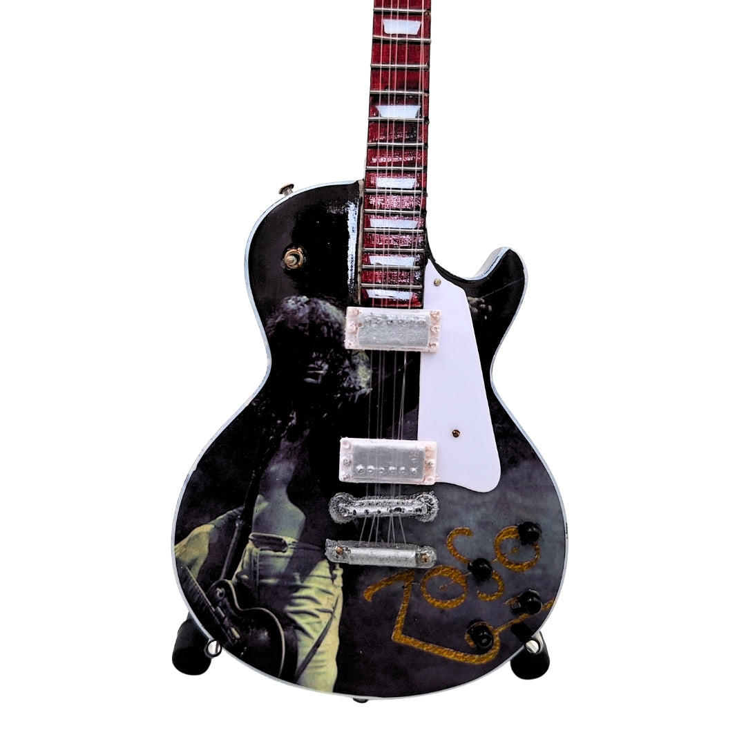Minigitaar Led Zeppelin Jimi Page MGT-8624 met gravure