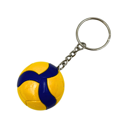 Sportieve sleutelhanger volleybal met gravure