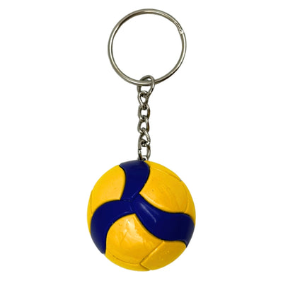 Sportieve sleutelhanger volleybal met gravure