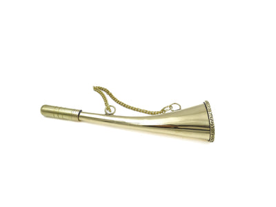 Messing signaalhoorn met ketting MIKB10/8