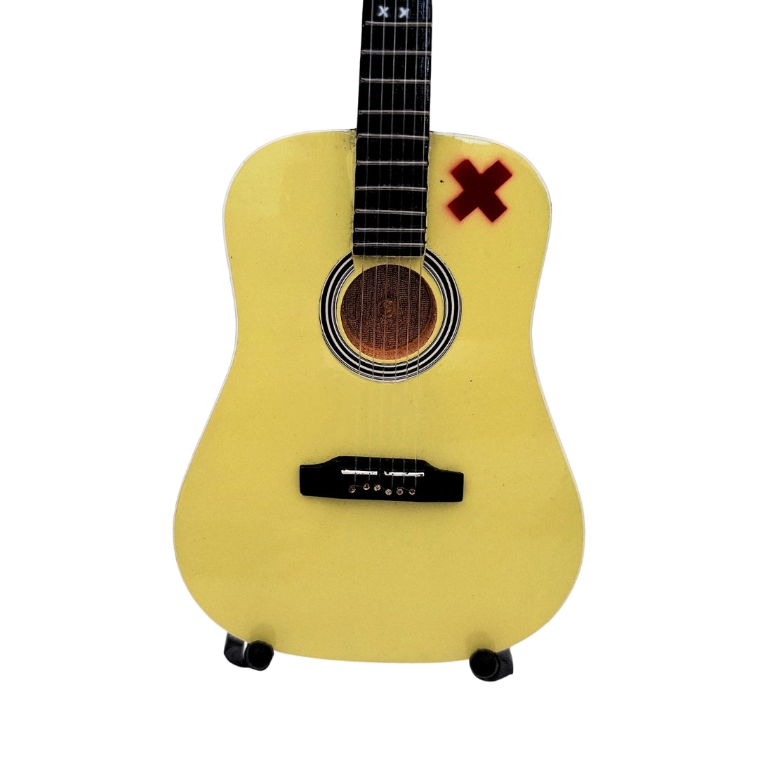 Mini-gitaar Ed Sheeran 27,5 cm van mahonie met mogelijkheid tot personalisatie met gravure