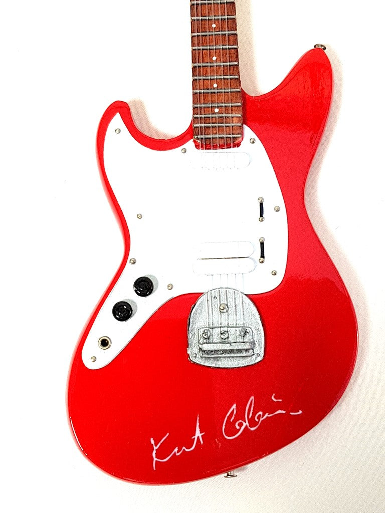 Mini-gitaar Kurt Cobain Nirvana MGT-0277 met mogelijkheid tot personalisatie met gravure