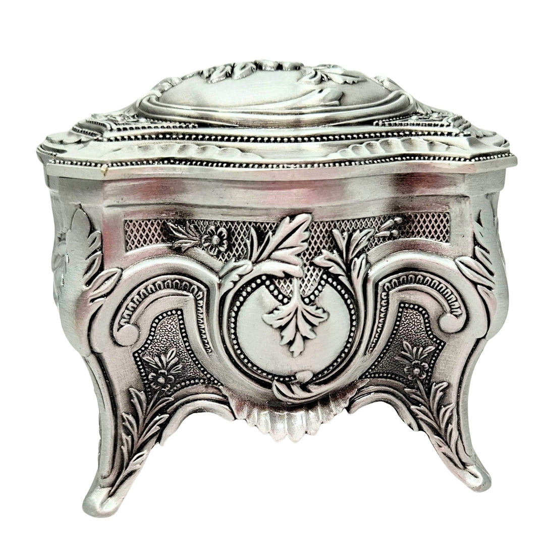 Elegant metalen sieradendoosje 2139S met mogelijkheid tot personalisatie met gravure
