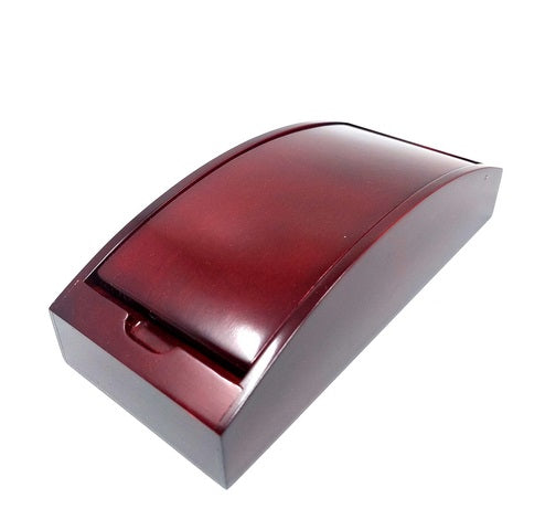 Gepersonaliseerd houten doosje 21 x 9 x 5,5 cm in kersenkleur