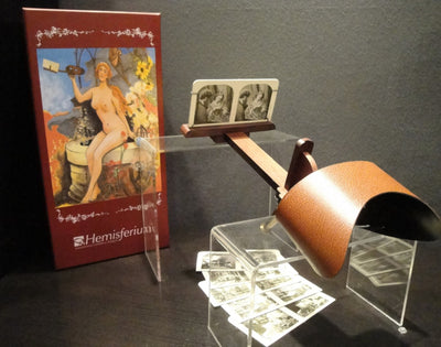 Stereoscoop H60 retro met gravure