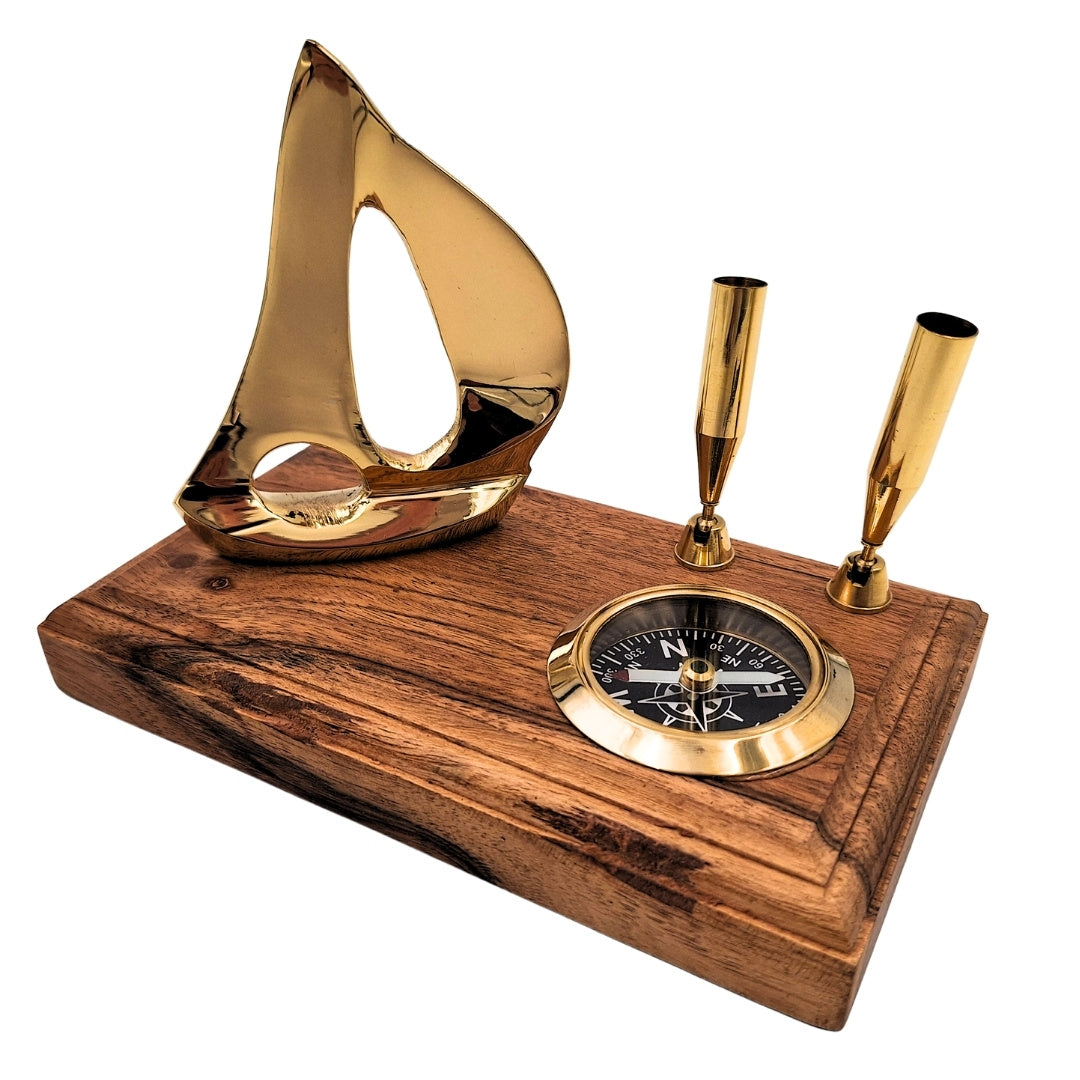 Elegante bureauset met gravure