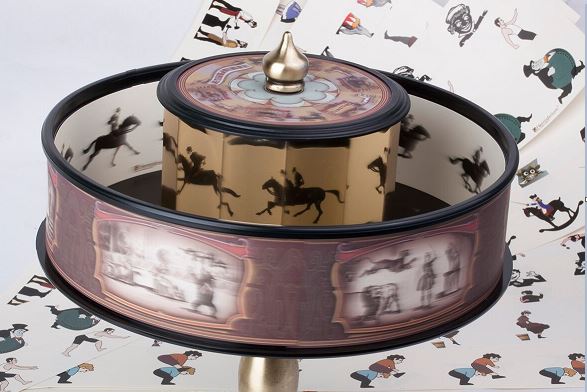 Retro praxinoscoop H63 met mogelijkheid tot personalisatie met gravure