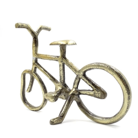 Metalen fietsfiguur MT209 met mogelijkheid tot personalisatie met gravure