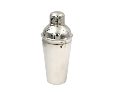 Barmanset Steel 3-delig met mogelijkheid tot personalisatie met gravure - shaker 750 ml, jigger 15/30 ml, strainer - elegant cadeau voor cocktailliefhebbers, roestvrij staal, zilverkleurig