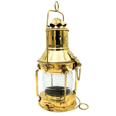 Messing retro olielamp SL10 met mogelijkheid tot personalisatie met gravure