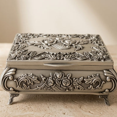 Decoratief metalen kistje 2075 met gravure