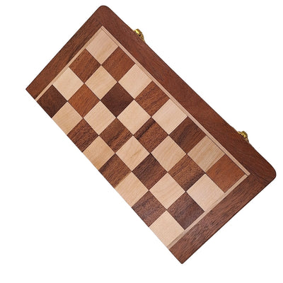 Magnetisch houten schaakspel 30x30cm opvouwbaar G614 met gravure