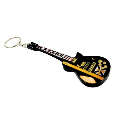 Sleutelhanger gitaar Metallica James Hetfield Iron Cross met mogelijkheid tot personalisatie met gravure