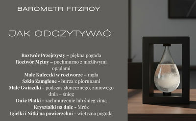 FitzRoy-stormbarometer in houten omlijsting - druppel Storm Glass met mogelijkheid tot personalisatie met gravure - ideaal cadeau voor elke gelegenheid - elegant weerstation in moderne stijl met kristallen die reageren op weersveranderingen