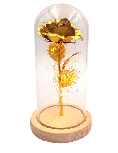 LED-nachtlampje Roos met mogelijkheid tot personalisatie door gravure, romantisch cadeau, hoogte 21,5 cm, zacht licht, ideale decoratie voor de slaapkamer