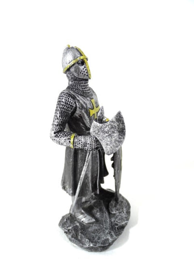 Ridderfiguur - kruisvaarder 18cm met mogelijkheid tot personalisatie met gravure