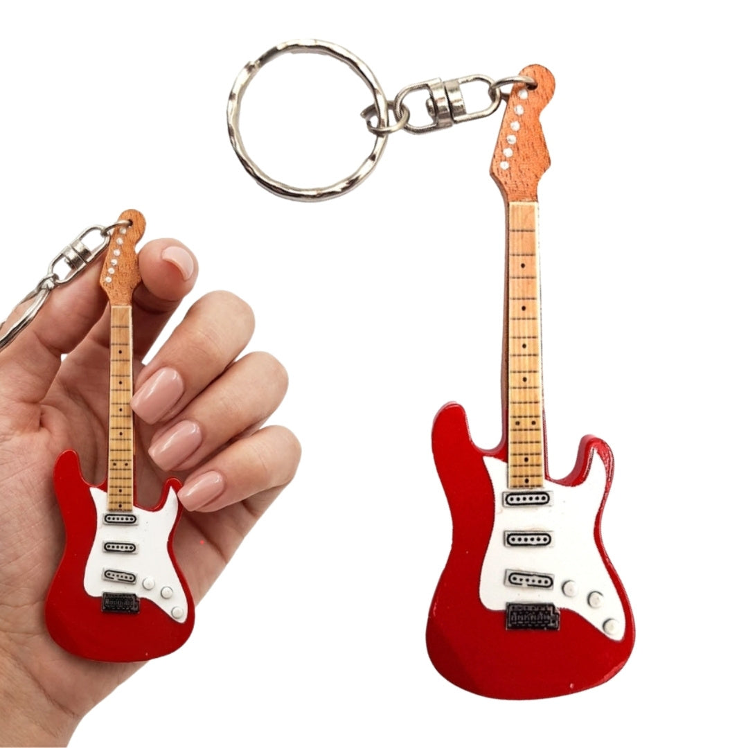 Sleutelhanger - gitaar in de stijl van Dire Straits - Mark Knopfler EGK-0474