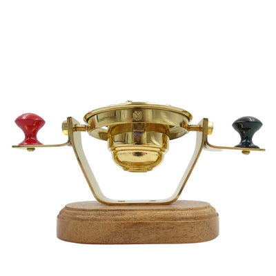 Retro kantelbaar scheepskompas NC1615 van messing met personaliseerbare gravure