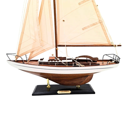 Model van zeiljacht 66 cm met mogelijkheid tot personalisatie met gravure