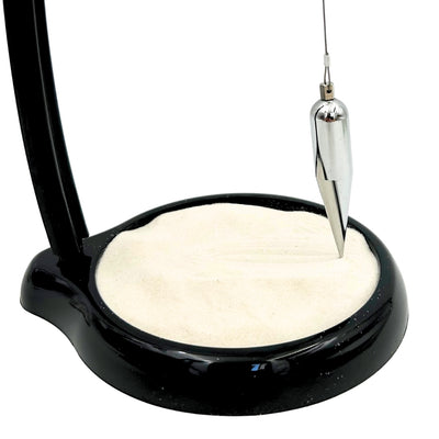 Zandpendel Sand Pendulum met gravure - inspirerende decoratie 38cm met kinetisch zand